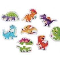 Puzzle szczęśliwe dinozaury. Cubika