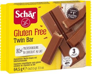 Schar -Twin bar, wafelki w czekoladzie bezglutenowe - 3x21.5 g[=]
