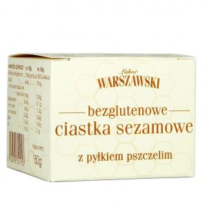Łakoć Warszawski − Ciastka sezamowe − 150 g[=]