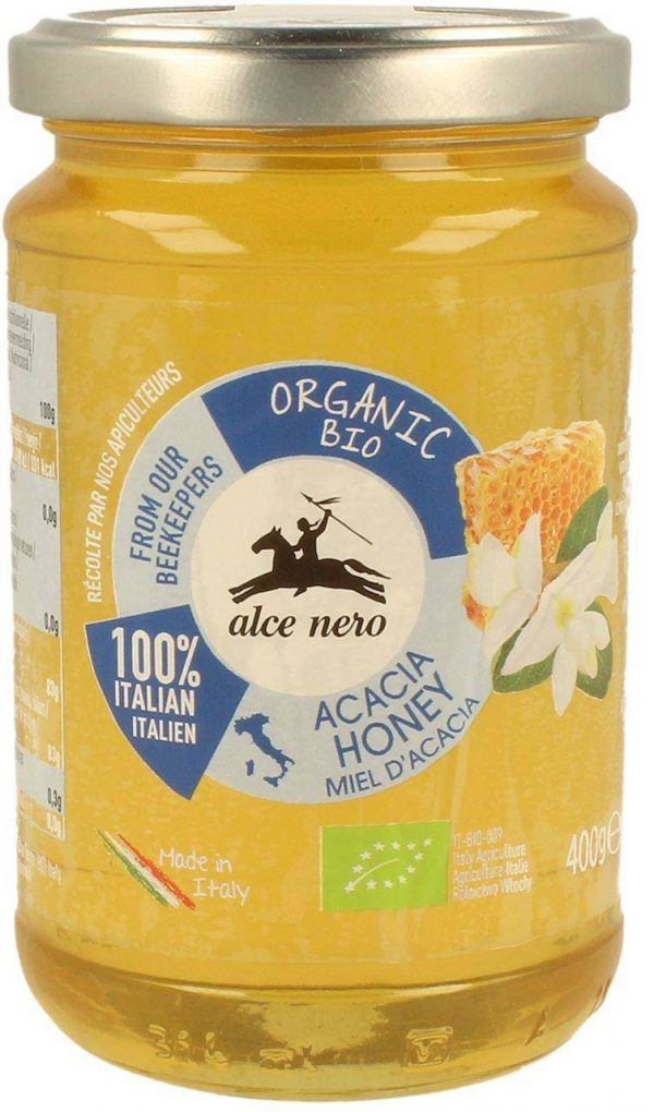 MIÓD NEKTAROWY AKACJOWY BIO 400 g - ALCE NERO