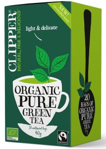 Clipper − Herbata zielona fair trade. BIO − 20 x 2 g[=]