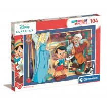 Puzzle 104 el. Super. Disney. Classic. Pinocchio. Clementoni