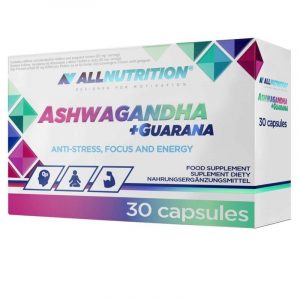Allnutrition − Ashwagandha + Guarana − 30 kaps.