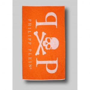 Towels marki. Philipp. Plein model. TMPP02 kolor. Pomarańczowy. Akcesoria. Dla obu płci. Sezon: Wiosna/Lato