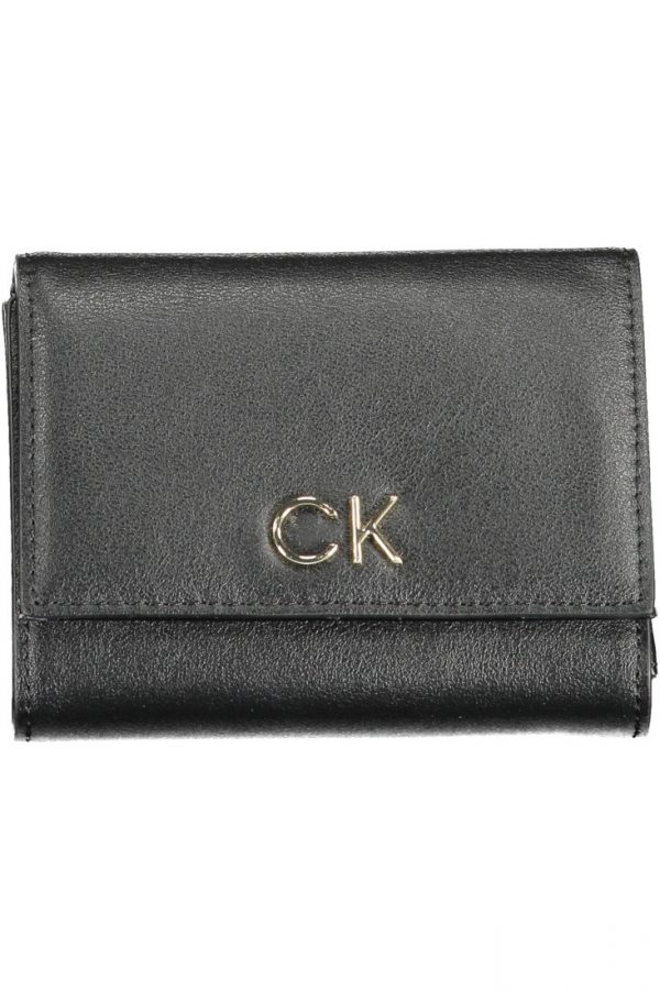 CALVIN KLEIN CZARNY PORTFEL DAMSKI