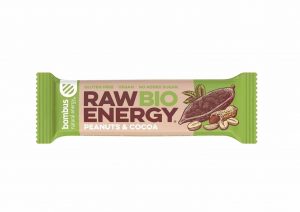 Bombus − Raw. Energy, baton orzech ziemny-kakao bezgl. BIO − 50 g[=]