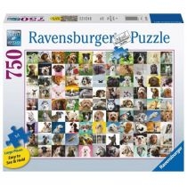 Puzzle. XXL 750 el. 99 Lovable. Dogs. Ravensburger