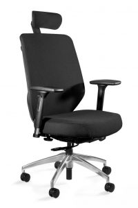 Fotel biurowy, ergonomiczny, Hero, czarny