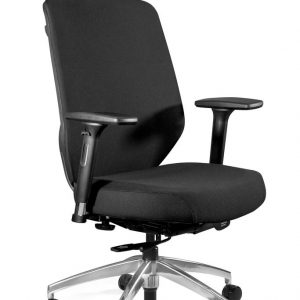 Fotel biurowy, ergonomiczny, Hero, czarny
