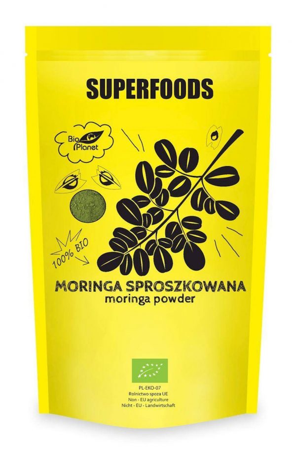 SUPERFOODS Moringa proszek. BIO 150g. BIO PLANET