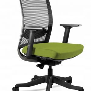 Fotel biurowy, ergonomiczny, Anggun - M, olive, czarny