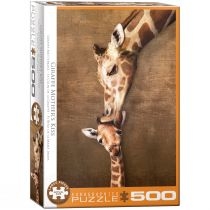 Puzzle 500 el. Giraffe. Mother's. Kiss. Eurographics