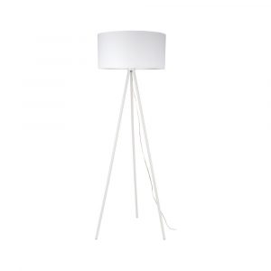 Lampa podłogowa stojąca, tripod, 52x52x159 cm, biały