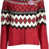 DESIGUAL SWETER DAMSKI CZERWONY