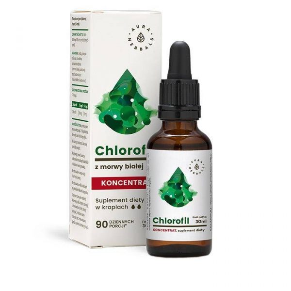 Aura herbals - Chlorofil z morwy białej - 30 ml