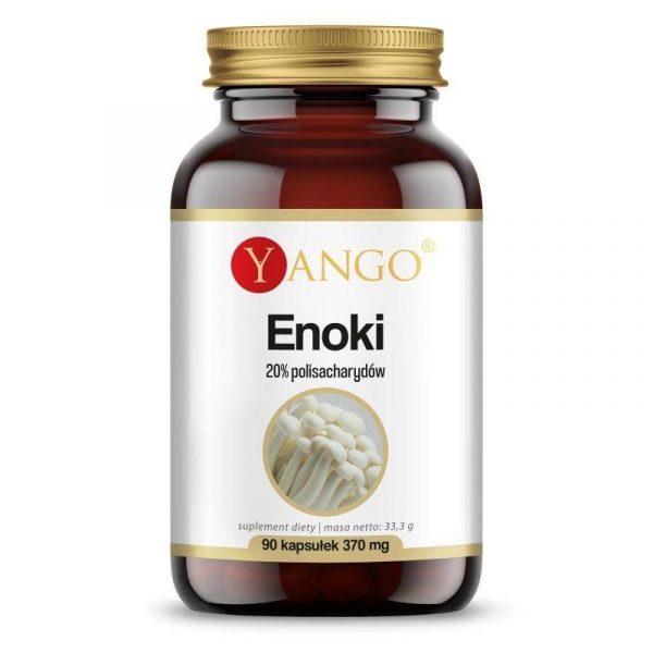 Enoki - ekstrakt 20% polisacharydów (90 kaps.)