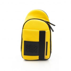Oryginalny plecak marki. Cerruti 1881 model. CEBO04197N kolor. Zółty. Torby męski. Sezon: