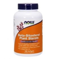 Now. Foods. Beta-Sitosterol. Plant. Sterols - Sterole roślinne. Suplement diety 180 kaps.