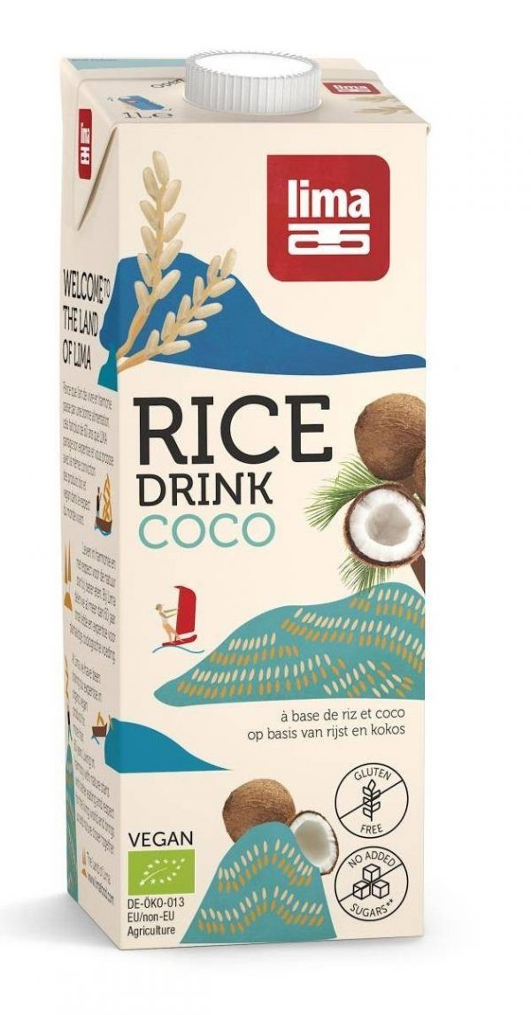 Lima − Napój ryżowo-kokosowy bez dodatku cukrów − 1000 ml