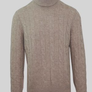 Swetry marki. Malo model. IUM024FCB22 kolor. Brązowy. Odzież męska. Sezon: Cały rok