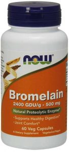 Bromelaina 2400 GDU 500 mg (60 kaps.)
