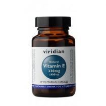 Viridian. Naturalna. Witamina. E 330mg (400IU) - suplement diety 30 kaps.