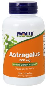 Now - Astragalus 500 mg - 100 kaps