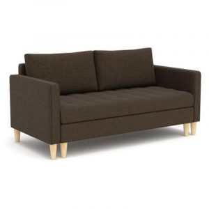 Sofa dwuosobowa, Oslo, 155x90x75 cm, brąz