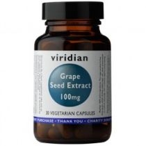Viridian. OPC ekstrakt - Wyciąg z pestek winogron 100 mg - suplement diety 30 kaps.