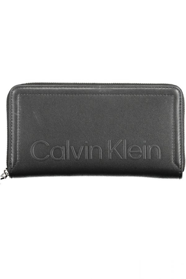 CALVIN KLEIN CZARNY PORTFEL DAMSKI