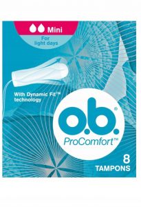 O.B. – Pro. Comfort. Mini, Tampony higieniczne – 8 szt.