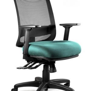 Fotel ergonomiczny, biurowy, Saga. Plus. M, tealblue