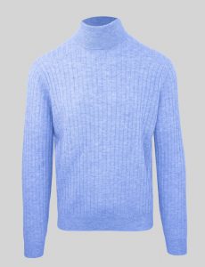 Swetry marki. Malo model. IUM026FCC12 kolor. Niebieski. Odzież męska. Sezon: Cały rok