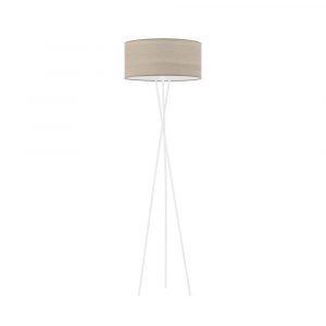 Lampa stojąca do sypialni, Paryż eco, 40x160 cm, klosz dąb bielony