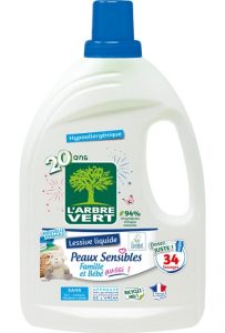 L'ARBRE VERT - Sensitive. Skins 34 Prania Żel do prania - 1,5l