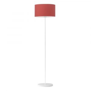 Lampa podłogowa stojąca, Werona, 40x156 cm, czerwony klosz