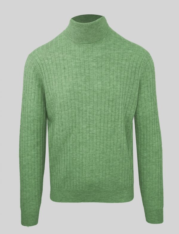 Swetry marki. Malo model. IUM026FCC12 kolor. Zielony. Odzież męska. Sezon: Cały rok
