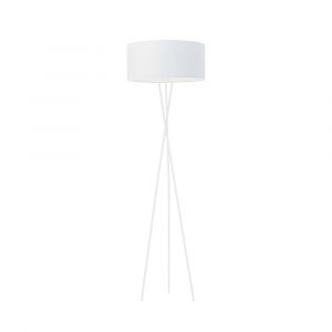Lampa podłogowa stojąca, Paryż, 40x160 cm, biały klosz