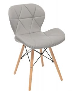 Krzesło do jadalni, nowoczesne, 48x44x73 cm, szary