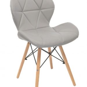 Krzesło do jadalni, nowoczesne, 48x44x73 cm, szary