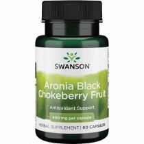 Swanson. Aronia. Black. Chokeberry. Fruit. Suplement diety 60 kaps.