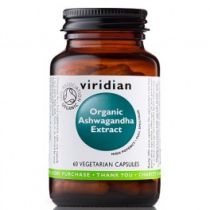 Viridian. Organiczna ashwagandha - suplement diety 60 kaps. Bio