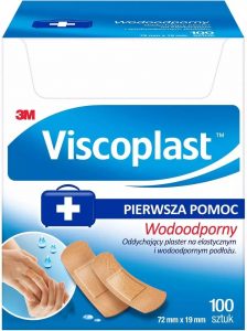3M Viscoplast − Wodoodporne plastry 72mm x 19 mm − 100 szt.