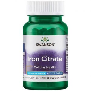 Iron. Citrate 25 mg (60 kaps.)