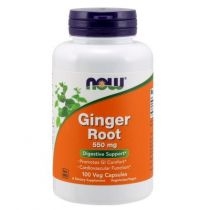 Now. Foods. Ginger. Root - Imbir 550 mg. Suplement diety 100 kaps.