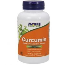 Now. Foods. Kurkumina - Turmeric. Curcumin 95% Suplement diety 60 kaps.