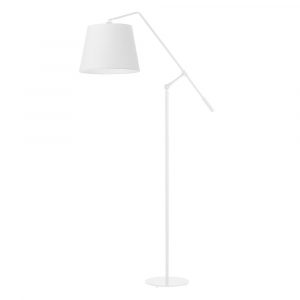 Regulowana lampa podłogowa, Foya, 77x170 cm, biały klosz