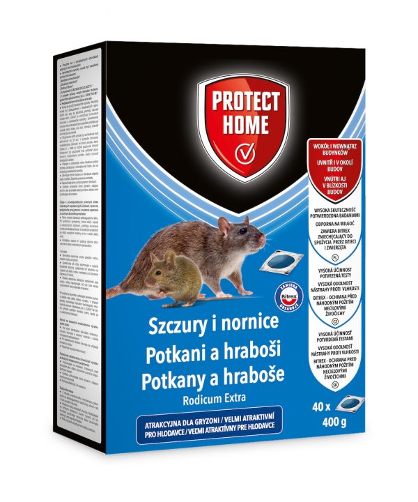 Rodicum. Extra – Pasta. Trutka. Na. Szczury i. Nornice – 400 g (40x10 g) Protect. Home