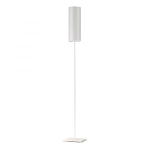 Lampa stojąca do salonu, Florencja, 20x165 cm, jasnoszary klosz
