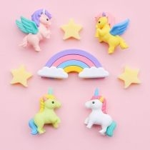 Iwako. Zestaw gumki do ścierania puzzle. Unicorn&Pegasus